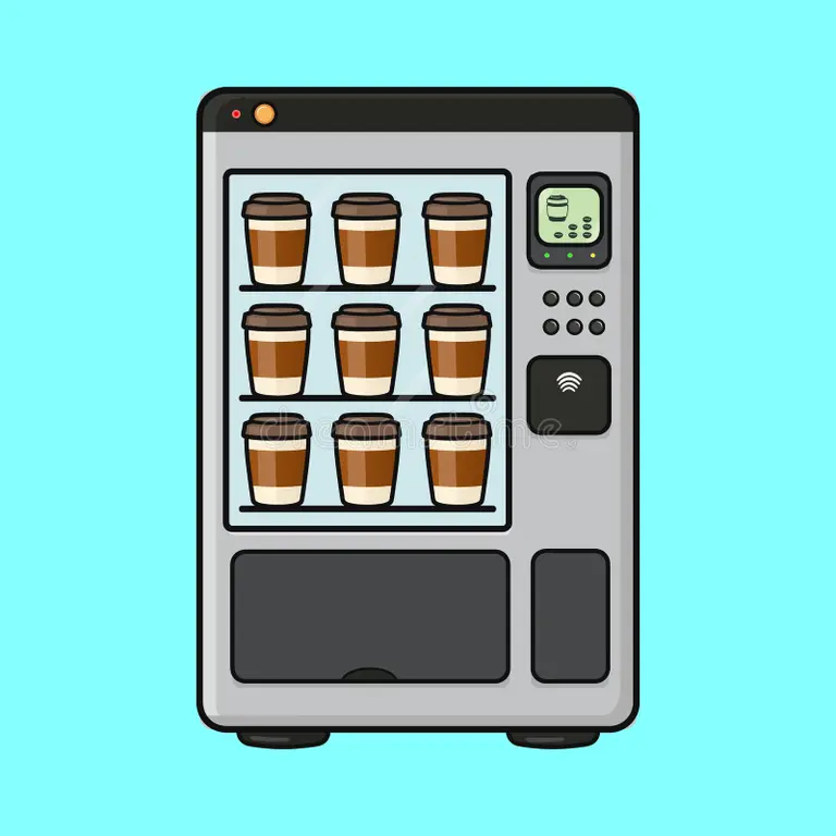 자판기 버튼과 switch문의 매칭 개념도